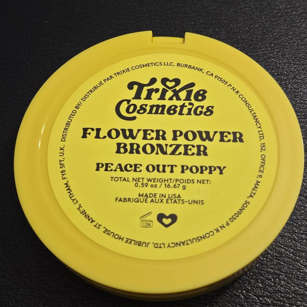 Trixie Cosmetics Peace Out Poppy Flower Power Powder Highlighter/Bronzer Trio